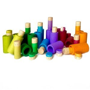 NWT Grapat Wooden Toys LA Set - Non-Basic Colours